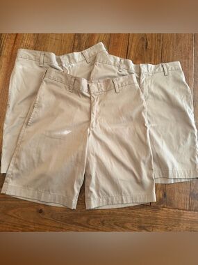 Mark Twain Boys Khaki Uniform Shorts - Size 28 - Athletic Style